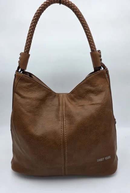 Чанта от еко кожа в керемидено кафяво